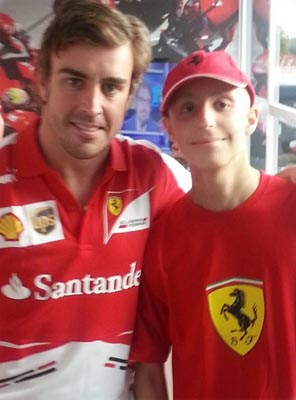 Fernando Alonso e Lorenzo Risolo